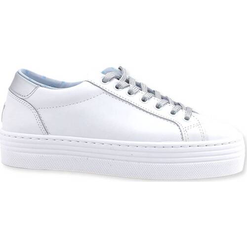 Chaussures Femme Multisport Chiara Ferragni Sneaker Tennis Donna White Silver CF2917-064 Blanc