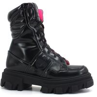 Chaussures Femme Bottines Chiara Ferragni Vegan Boot Stivaletto Donna Black CF3039-001 Noir