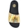 Chaussures Femme Bottes Colmar Slipper Lux Ciabatta Black Gold SLIPPERLUX609 Noir