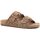 Chaussures Femme Multisport Colors of California Ciabatta Donna Beige Mud HC.BIO304 Beige