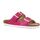 Chaussures Femme Bottes Colors of California Ciabatta Donna Glitter Fuxia HC.BIO035 Rose