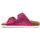 Chaussures Femme Multisport Colors of California Ciabatta Donna Glitter Fuxia HC.BIO035 Rose