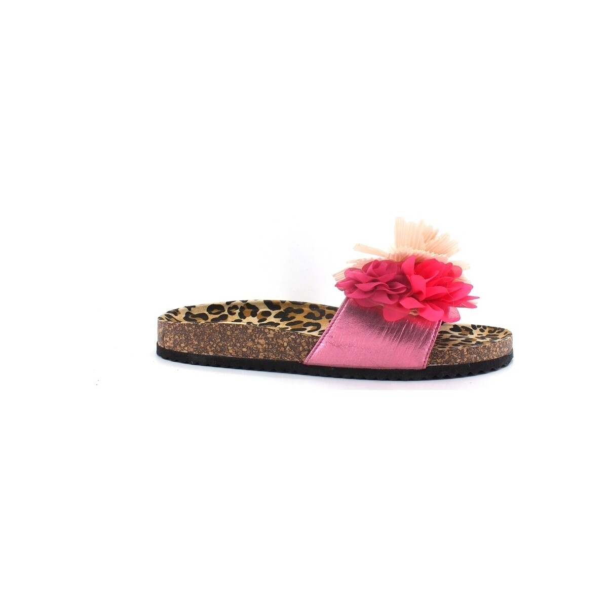 Chaussures Femme Bottes Colors of California Ciabatta Leo Fiore Fuxia HC.BIO053 Rose