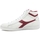 Chaussures Femme Multisport Diadora Game Low High Waxed White Red 501.159657C5147 Blanc