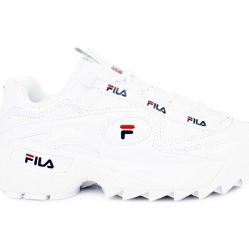 Chaussures Femme Bottes Fila D-Formation White Navy Red 5CM00514 Blanc