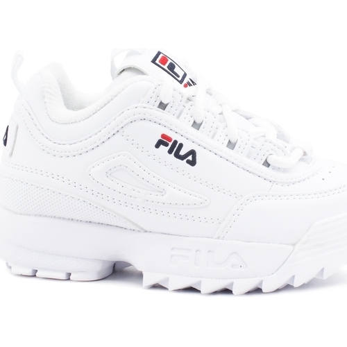 Chaussures Multisport Fila Disruptor Infants Sneakers Scarpe Bimba White 1010826.1FG Blanc