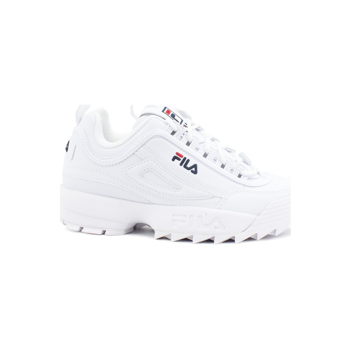 Chaussures Femme Bottes Fila Disruptor Low Wmn Sneakers Scarpe Donna White 1010302.1FG Blanc