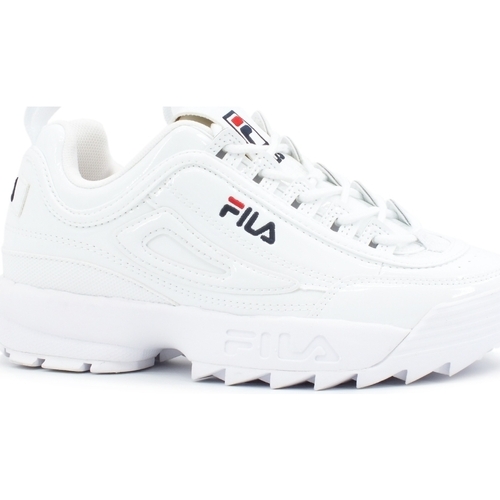 Chaussures Femme Bottes Fila cements Disruptor P Low White 1010746.1FG Blanc