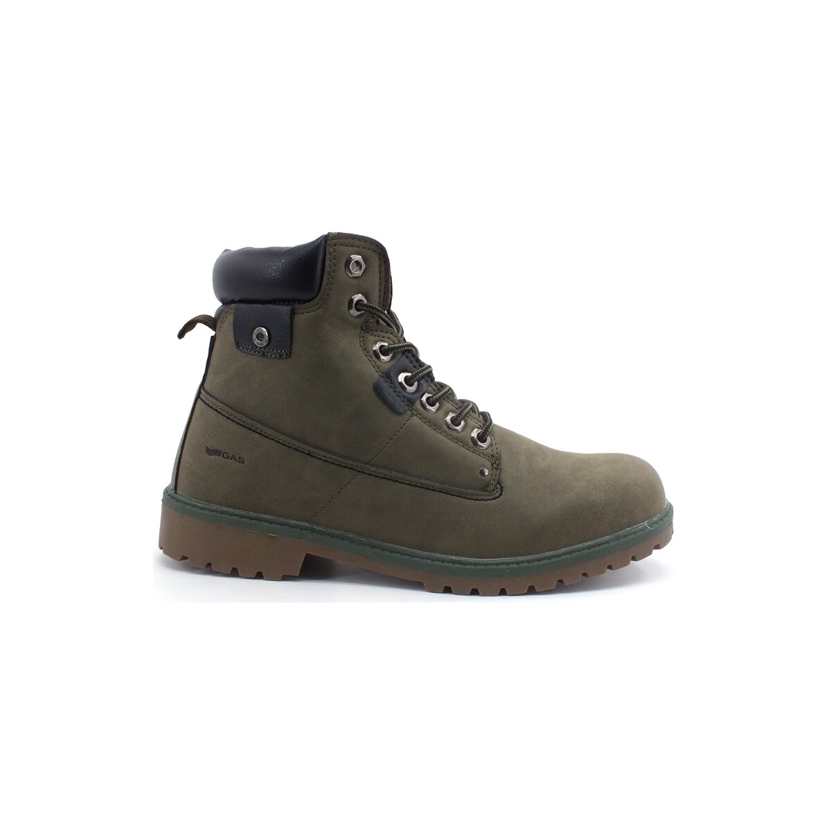 Chaussures Homme Multisport Gas Nevada Stivaletto Polacco Lacci Military Green GAM921050 Vert