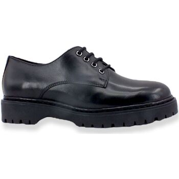 Chaussures Femme Bottes Geox Bleyze Stringata Leather Donna Black D16QDC00043C9999 Noir