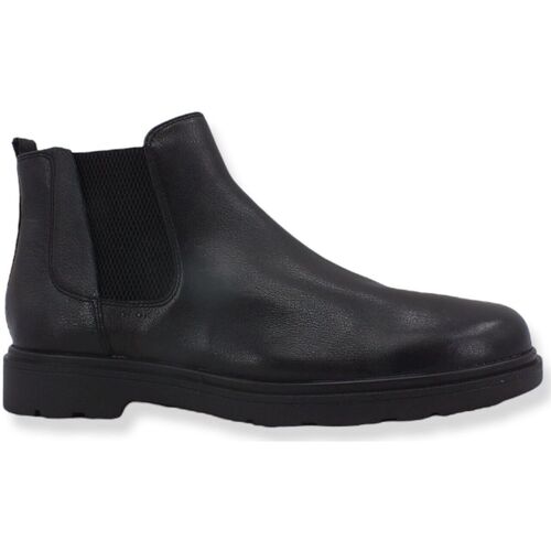 Chaussures Homme Multisport Geox Stivaletto Polacco Leather Uomo Black U16D1C00047C9999 Noir