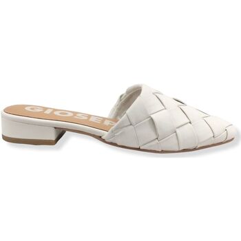 Chaussures Femme Multisport Gioseppo Lika Sabot Intreccio Off White 65064 Blanc
