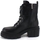 Chaussures Femme Bottes Guess Anfibio Combact Fibbie Black FL8KAYELE10 Noir