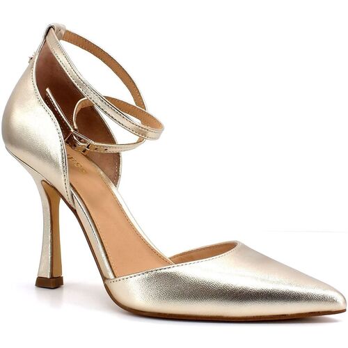 Chaussures Femme Bottes Guess Décolléte Donna Metal Gold FL5SYDLEA03 Doré