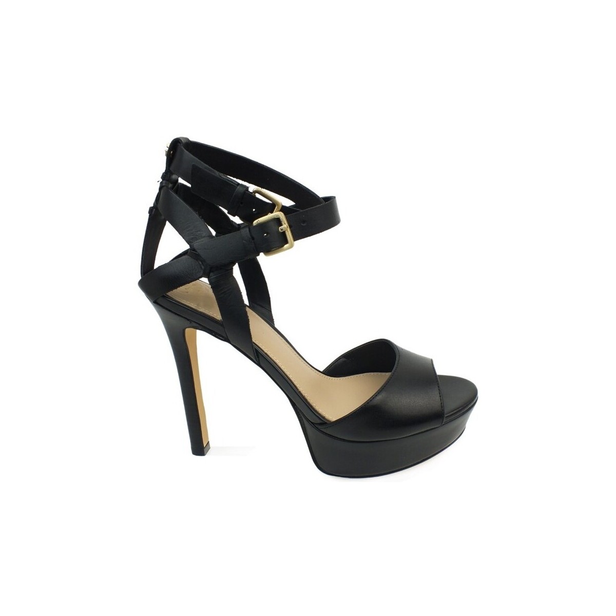 Chaussures Femme Bottes Guess Sandalo Black FL6LAHLEA03 Noir