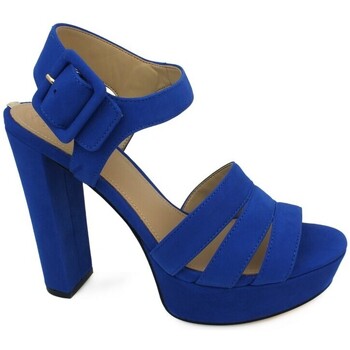 Chaussures Femme Bottes Guess Sandalo Blue FL6LYLSUE03 Bleu