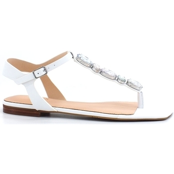 Chaussures Femme Bottes Guess Sandalo Infradito Pietre Bianco White FL6SEFLEA21 Blanc