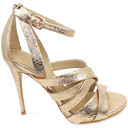Chaussures Femme Bottes Guess Sandalo Rose Gold FL6TAHLEL03 Rose