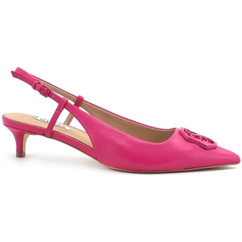 Chaussures Femme Bottes Guess comme Sandalo Tacco Basso Punta Logo Pink FL5JESLEA05 Rose