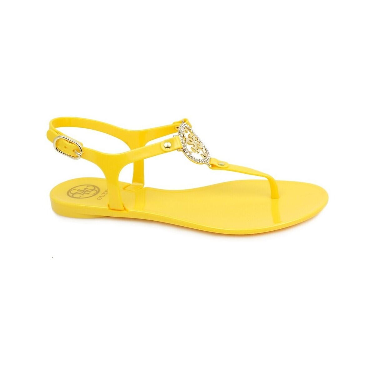 Chaussures Femme Bottes Guess Sandalo Yellow FL6JACRUB21 Jaune