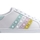 Chaussures Femme Bottes Guess Sneaker Bande Multicolor White Blue FL6JCBLEA12 Blanc