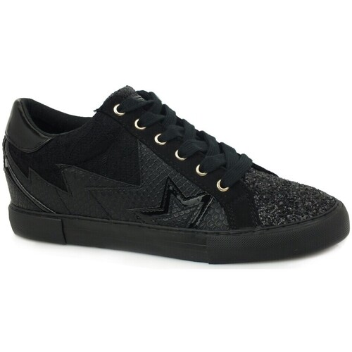 Chaussures Femme Bottes Guess Sneaker Black FLPOT4PEL12 Noir