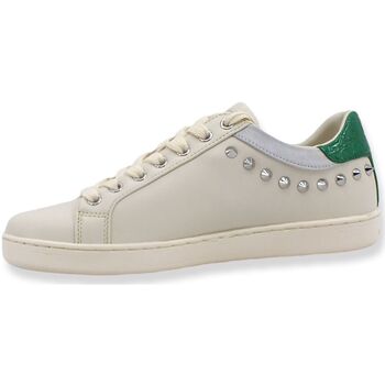 Guess Sneaker Donna Borchie White Green FL7R2LLEA12 Blanc