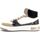 Chaussures Femme Multisport Guess Sneaker Hi Python Donna White Rose FL8TULSMR12 Blanc