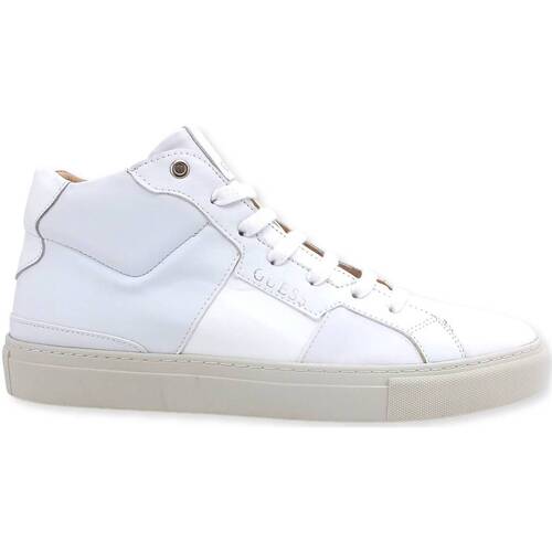 Chaussures Homme Multisport Guess sac Sneaker Hi Uomo White FM8RAMLEA12 Blanc