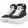 Chaussures Femme Bottes Guess Sneaker Mid Platform Donna Black Brown FL8EA2SMA12 Noir