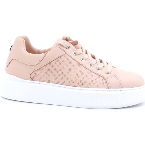 Chaussures Femme Multisport Guess Sneaker Platform Traforata Loghi Pink FL5IVEELE12 Rose