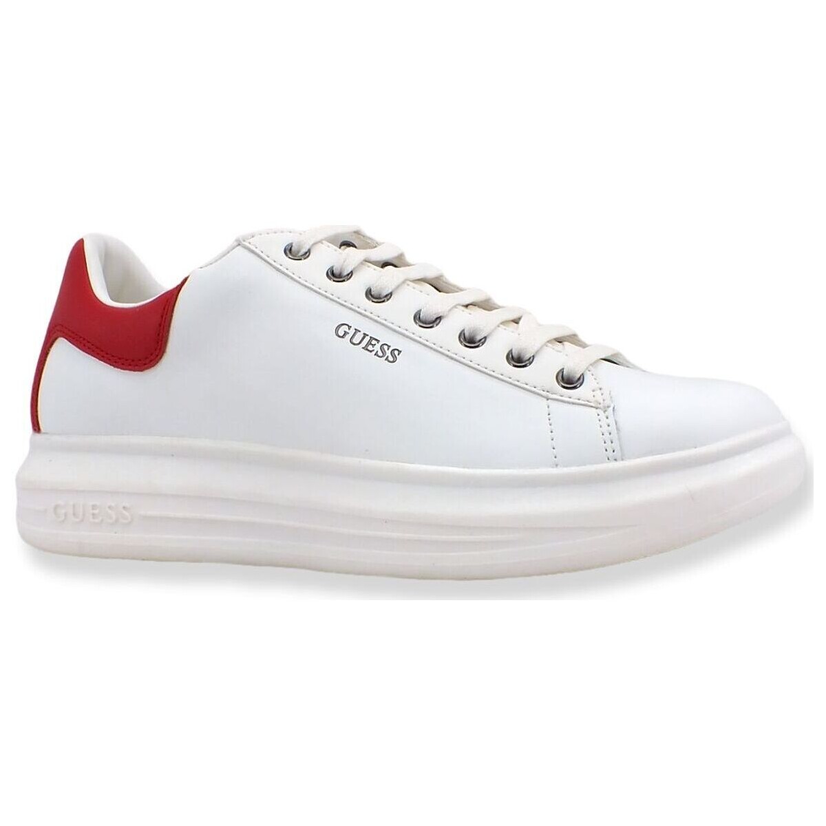 Chaussures Homme Multisport Guess Sneaker Platform Uomo White Red FM7RNOLEA12 Blanc