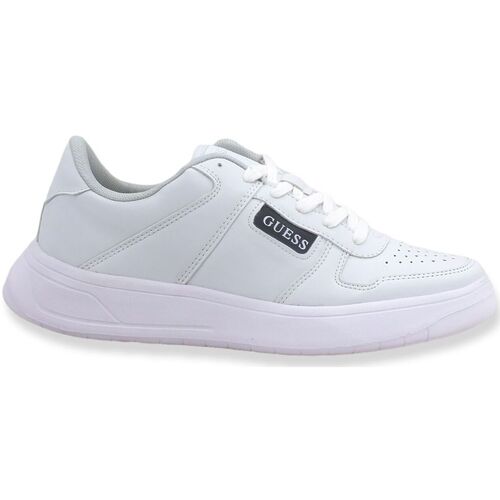 Chaussures Homme Multisport PCH Guess Sneaker Running Uomo White Green FL7PONELE12 Blanc