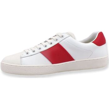 Guess Sneaker Uomo Bassa White Red FM7NOLFAP12 Blanc