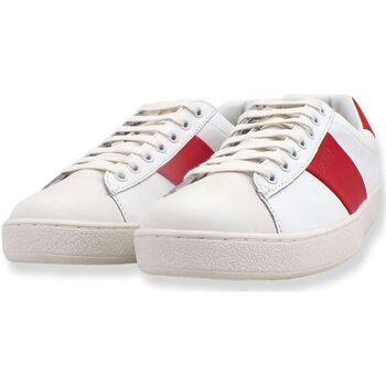 Guess Sneaker Uomo Bassa White Red FM7NOLFAP12 Blanc
