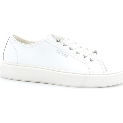 Chaussures Homme Multisport Guess sac Sneaker Uomo Leather White FM5VCULEA12 Blanc