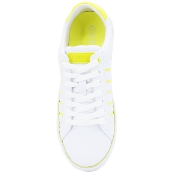 Guess SPORT Sneaker White Yellow FL5BOLELE12 Blanc
