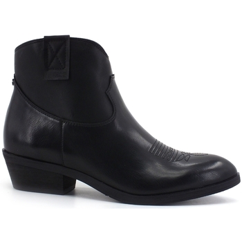 Chaussures Femme Multisport Guess Stivaletto Texano Ricamo Black Fl7SIEELE10 Noir