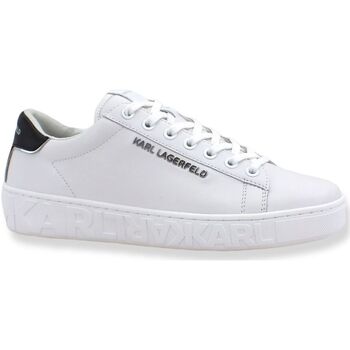 Chaussures Homme Multisport Karl Lagerfeld Kupsole III Sneaker Uomo White Lhtr KL51019 Blanc