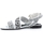 Chaussures Femme Multisport Liu Jo Astra 12 Sandalo Listini Glitter Logo Silver SA1027TX180 Argenté