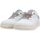 Chaussures Femme Bottes Fourline 4LINE  Sneaker Donna Low Max Bianco Glitter Argento X19 Blanc