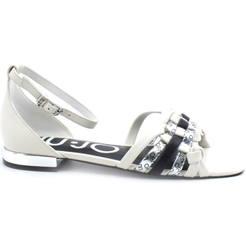 Chaussures Femme Bottes Liu Jo Astra 9 Sandalo Gioiello White SA1023PX145 Blanc