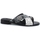 Chaussures Femme Top 3 Shoes Erin 6 Ciabatta Infrapollice White Black SA1045EX057 Noir