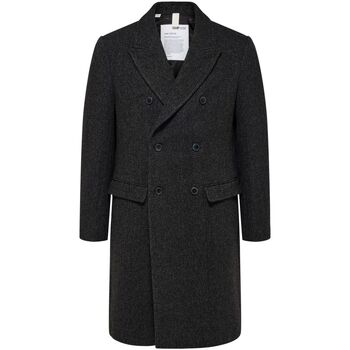 Vêtements Homme Vestes Selected 16089380 ARCHIVE DB WOOL COAT-DARK GREY Gris