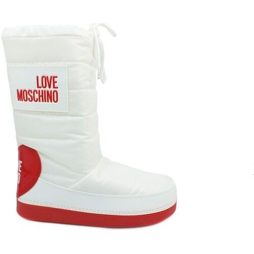 Chaussures Femme Bottes Love Moschino Chaussures Taille 35 JA24022G16IK210A Blanc