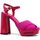 Chaussures Femme Bottes Love Moschino Sandalo Tacco Grosso Donna Fuxia JA1605CG1GIM160A Rose