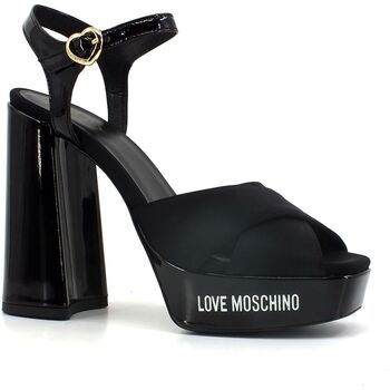 Chaussures Femme Bottes Love Moschino Sandalo Tacco Grosso Donna Nero JA1605CG1GIM100A Noir