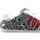 Chaussures Femme Bottes Love Moschino Sneaker Denim Logo Bianco Nero JA15532G0EJF010A Blanc
