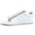 Chaussures Femme Bottes Love Moschino Sneaker Logo Bianco Argento JA15532G0EIAC10A Blanc