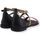 Chaussures Femme Bottes MICHAEL Michael Kors Astrid Flat Sandal Donna Black Multi 40S2ATFA2L Noir